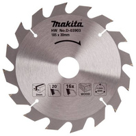 MAKITA Tarcza HM do drewna 185x30 16Z D-03903