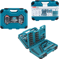 MAKITA Zestaw narzędzi ręcznych w walizce Nasadki Bity 221el. E-10883