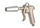 AIRPRESS Pistolet pneumatyczny do przedmuchiwania turbodysza +dysze 4300002