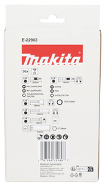 MAKITA Zestaw końcówek wkrętakowych nasadek Impact Black 30 szt. E-22903