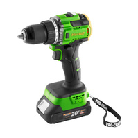 PROCRAFT Wiertarko-wkrętarka akumulatorowa 20V 80Nm 1x2,0Ah PA18LiH-1B-C