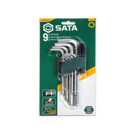 SATA Zestaw 9 kluczy trzpieniowych "L" 6-kąt dł. ST09107ASJ