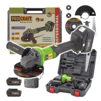 PROCRAFT Szlifierka kątowa akumulatorowa 20V 2x4,0Ah 125mm WALIZKA PGA20