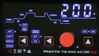 IDEAL Spawarka inwerterowa PRAKTIK TIG 200 AC/DC LED PTIG200ACLED 230V 200A