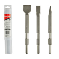 MAKITA Zestaw dłut i szpiców HEX 17 uchwyt sześciokątny 3 szt. D-71320