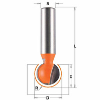 CMT Frez do korytek i czasz fi 19,05x63,5 mm S12,7 R9,52 Z2 RH 868.690.11
