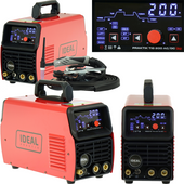 IDEAL Spawarka inwertorowa 230V Praktik TIG 200 AC/DC LED PULS MMA HF LIFT