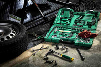 SATA Zestaw 104 el. kluczy nasadowych  metr.1/4" i 1/2" ST09547G