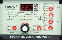 IDEAL Spawarka inwerterowa TECNO TIG 220 AC DC PULSE  IGBT 2T/4T HF