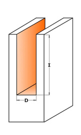 CMT Frez prosty do drewna VHM 8 mm trzpień 6 mm RH 712.080.11