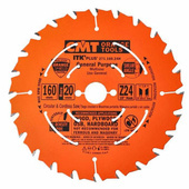 CMT Piła tarcza do drewna sklejki ultracienka 160x20 mm 24 Zęby 271.160.24H