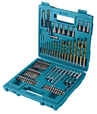 MAKITA Zestaw wierteł bitów 75 elementów do metalu betonu w walizce B-49373