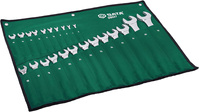 SATA Zestaw klucze płasko oczkowe 23 sztuki na płachcie 6-32mm ST09027SJ