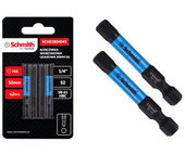 SCHMITH Bit udarowy końcówka Hex imbus H6 50 mm 2 szt. SCH01B04043