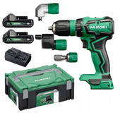 HIKOKI Wiertarko-wkrętarka akum. 18V 55Nm 2x2,0Ah Quick Walizka DS18DDQWQZ