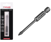 SCHMITH Wiertło do szkła glazury ceramiki 4x75 mm HEX 1/4" SCH04G10002