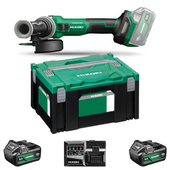 HIKOKI Szlifierka kątowa akum. 18V 125mm 2x5,0Ah bezszczotkowa G1813DVEWQZ