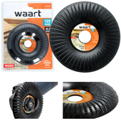 WAART Tarcza do szlifowania tarnik do drewna 125x22,2mm wypukła W24A343