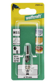 WOLFCRAFT Frez wiertło pogłębiacz HSS do drewna metalu 10mm WF2583000