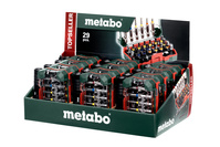 METABO Zestaw bitów PH PZ SL Hex Torx 29 szt + Latarka 100 lm 626721000