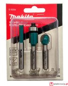 MAKITA Zestaw frezów trzpień 6mm 3szt Prosty Do profili Z łożyskiem D-30209