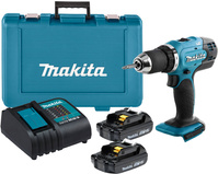 MAKITA Akumulatorowa wiertarko wkrętarka 18V LXT 2x1,5Ah DDF453SYE PREZENT