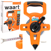 WAART Taśma miernicza stalowa długość 30m miara geodezyjna z korbą W71P513