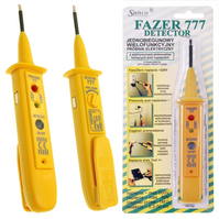 FAZER 777 Polski detektor tester próbnik elektryczny napięcia od 60V do500V