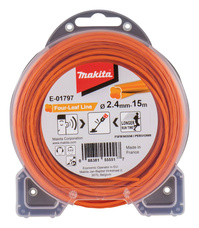 MAKITA Żyłka tnąca nylonowa 2,4mm koniczyna 15m E-01797 DUR368 DUR369 UR012