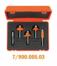 CMT Zestaw 5 frezów prostych RH 700.005.03