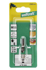 WOLFCRAFT Frez wiertło pogłębiacz HSS do drewna metalu 10mm WF2583000