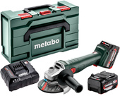 METABO Szlifierka kątowa 125 mm 18V W 18 L 9-125 Quick 2x5,2Ah 602249650