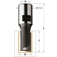 CMT Frez rowkujący HM z gwintem wewnętrznym 14x35 mm RH M10 2+1Z 182.140.11