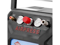 AIRPRESS Kompresor bezolejowy sprężarka poręczna H215-6 8bar 6L 1.5KM 36943