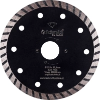 SCHMITH Tarcza diamentowa do gresu płytek betonu turbo 125x22,2x2,2 SDT-02