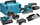 MAKITA Szlifierka oscylacyjna akumulatorowa 18V 3-biegi 2x5,0Ah DBO380RTJ