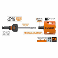 CMT Otwornica Bi-Metal+ 19mm do Metalu Nierdzewki Alum. 551-019X