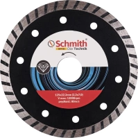 SCHMITH Tarcza diamentowa do gresu płytek betonu turbo 125x22,2x2,2 SDT-02