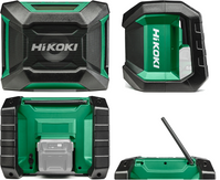 HIKOKI Radio budowlane akumulatorowe 14,4-18V Body FM BT DAB 230V UR18DAW4Z