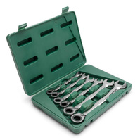 SATA Zestaw 6 kluczy płasko-oczkowych z szybką zm.kier.z grzech. ST09080SJ