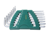 SATA Zestaw 8 kluczy trzpieniowych torx z otworem ST09701