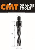 CMT WIERTŁO Z GWINTEM 12/43/63/M10 346.120.11