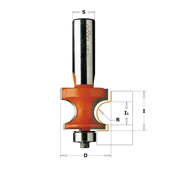 CMT FREZ ZAOKRĄGLAJĄCY R3,2D22,2 I15 S8 961.032.11