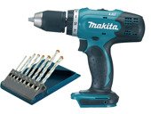 MAKITA Akum. wiertarko wkrętarka 18V + wiertła DDF453Z