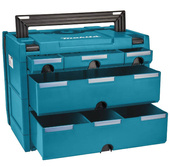 MAKITA Makstor organizer walizka Makpac z szufladami 2+3 P-84349