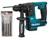 MAKITA Młotowiertarka SDS+ 10,8/12V HR166DZ + zestaw wierteł dłut 5 el.