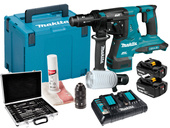 MAKITA Młotowiertarka SDS+ 18V DHR281PT2J + zestaw wierteł dłut 17 el.