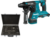 MAKITA Młotowiertarka SDS+ 2x18V DHR282ZU + zestaw wierteł dłut 17 el.