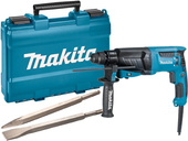 MAKITA Młotowiertarka SDS+ 800W HR2630 Walizka + dłuto D-08713 D-08729