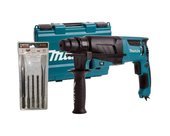 MAKITA Młotowiertarka SDS+ 800W + wiertła HR2630